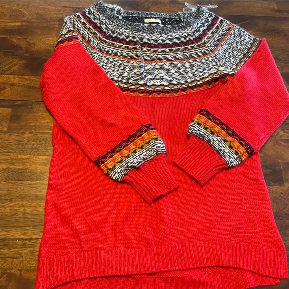 Red Maurices Fair Isle Sweater